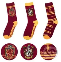 Ponožky HARRY POTTER: Gryffindor - Nebelvír (set 3 párov (EU 35-45))