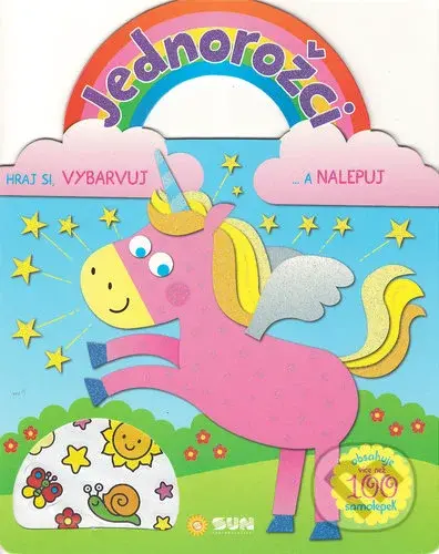 Jednorožci - Hraj si, vybarvuj a nalepuj