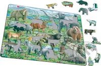 Zvieratá - Neandertálske obdobie NB10 - puzzle z kategorie Naučné puzzle
