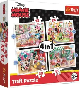 Minnie s přáteli 4v1 - puzzle z kategorie 15 - 60 dílků