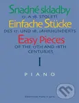 Snadné skladby 17. a 18. století (Piano)