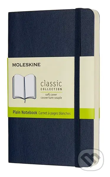 Moleskine - tmavomodrý zápisník (malý, čistý)
