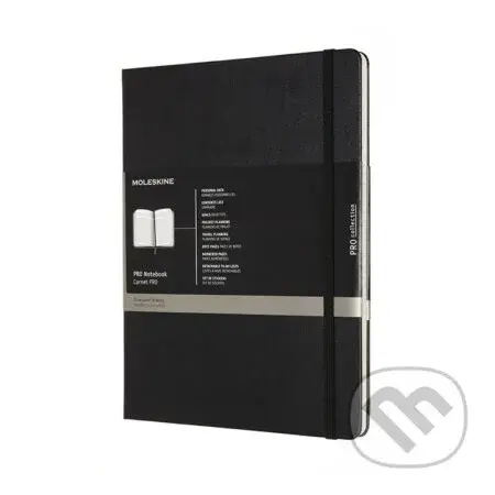 Moleskine – diár/zápisník Professional (čierny) (univerzálny, veľký)
