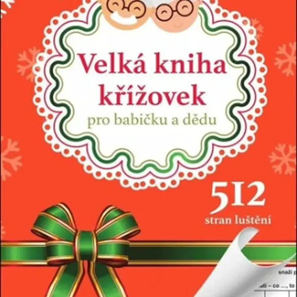 Velká kniha křížovek pro babičku a dědu