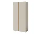 Šatní skříň Luca LC3 Barva korpusu + barva dveří: Pískově béžová / Dub olejovaný