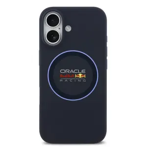 Zadní kryt Red Bull Silicone Blue Ring MagSafe pro Apple iPhone 17, navy