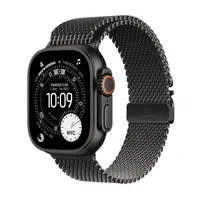Apple Watch Ultra 3 - 49mm Milanese Loop černě titanové L