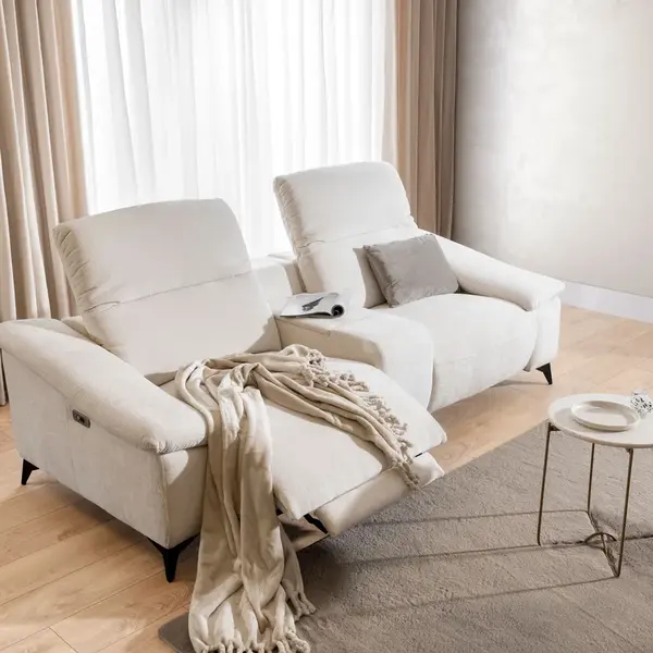 Pohovka Gappa s panelem - 1BL + Panel P + 1BP Nožičky: Černé, látka: Cloud 68