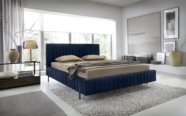 Postel Plissa Rozměr: 160 x 200 cm, látka: Velvetmat 40