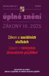Aktualizace O sociálních službách, o veřejném zdravotním (III/1 2025)