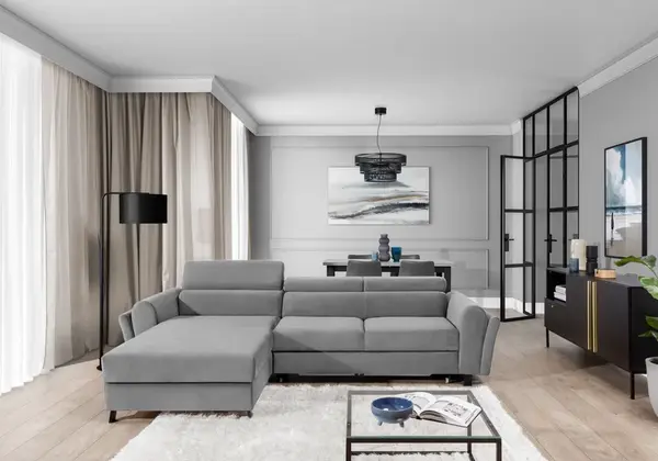 Sedací souprava Mariall Provedení: Levá varianta, látka: Monolith 84