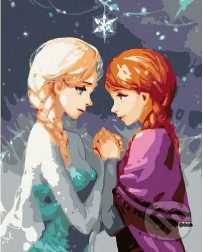 Malování podle čísel: Ledové království II (40 x 50 cm)