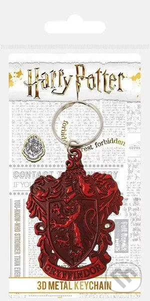 Klíčenka kovová Harry Potter - Nebelvír