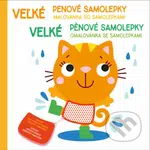 Velké pěnové samolepky: Kočka / Veľké penové samolepky: Mačka - kniha z kategorie Omalovánky