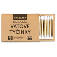 ALLNATURE Vatové ekologické tyčinky 200 kusů