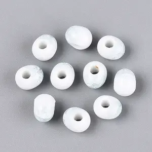 Handmade Crackle Porcelain Beads