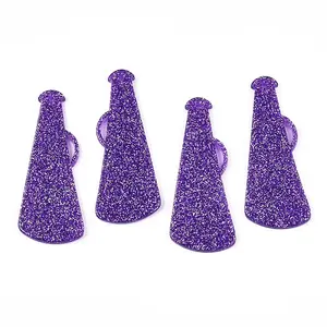 Opaque Glitter Powder Acrylic Pendants