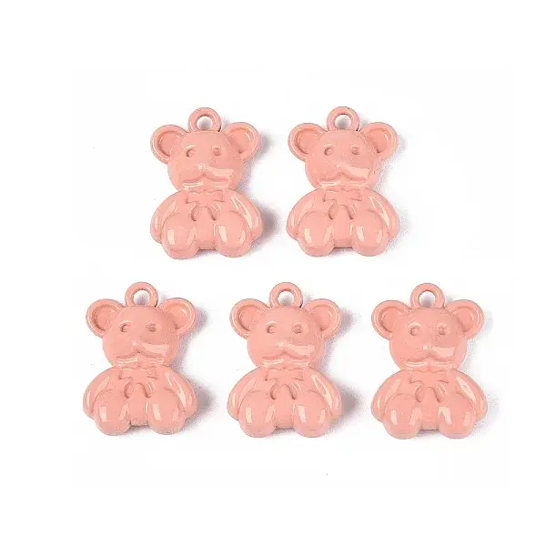 Spray Painted Alloy Pendants