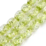 Handmade Foil Glass Beads Strands