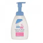 SEBAMED Dětská mycí pěna na obličej a tělo 400 ml
