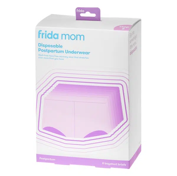 FRIDA MOM Jednorázové poporodní kalhotky šortky 8 kusů