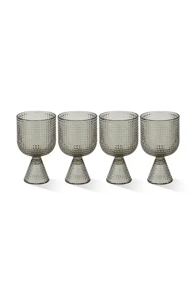 POLSPOTTEN  Sada pohárov na víno  Rooftop 390 ml 4-pak