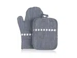 Sada chňapky a podložky BANQUET Denim Grey
