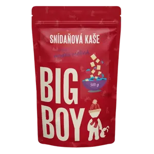 BIG BOY Kaše Modrá malina se spirulinou - 300g