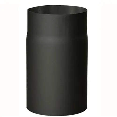 Roura kouřová 150 mm/25 cm, silnostěnné 1,5 mm, černá MA654181