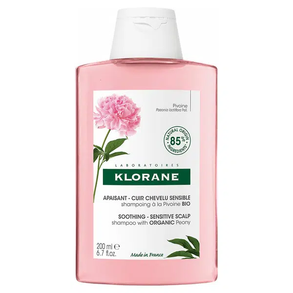 KLORANE Šampon s BIO pivoňkou citlivá a podrážděná vlasová pokožka 200 ml