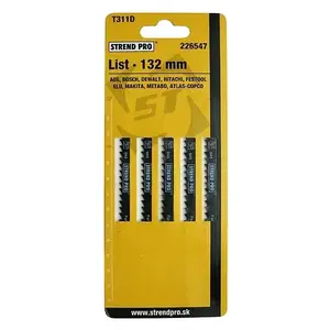 Plátky do přímočaré pily STREND PRO T311D 5ks