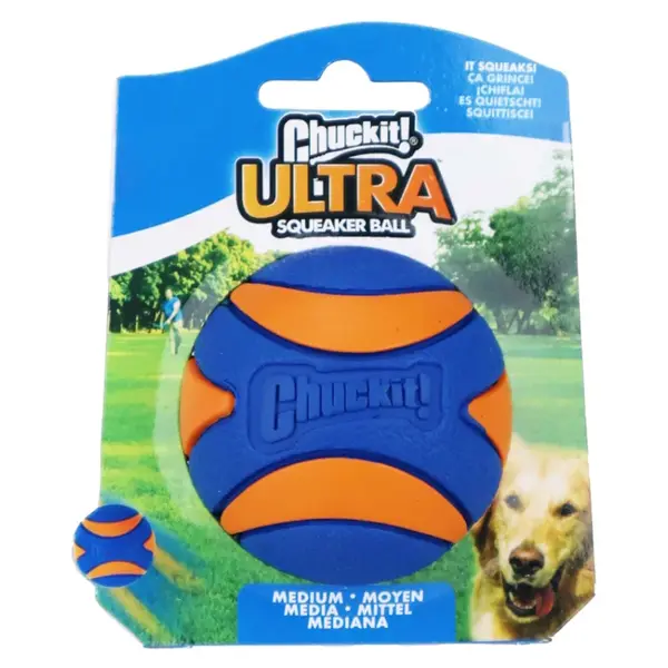 CHUCKIT Ultra Squeaker Ball M 6 cm