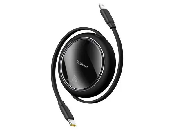 Kabel BASEUS Free2Pull USB-C/Lightning 1m Black 20W