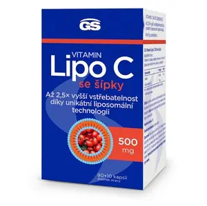 GS Vitamin Lipo C 500 mg se šípky 90+10 kapslí