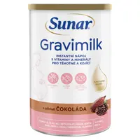 SUNAR Gravimilk s příchutí čokolády pro těhotné a kojící ženy 450 g