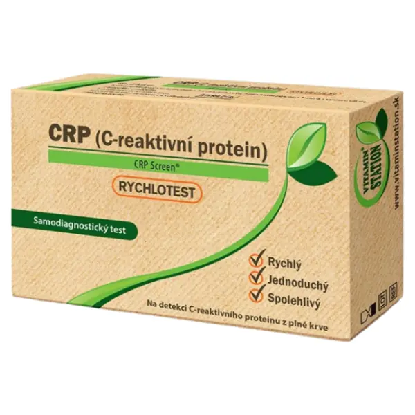 VITAMIN STATION Rychlotest crp c-reaktivní protein samodiagnostický test 1 kus