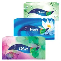 VELVET Classic Papírové kapesníky 2-vrstvé Box 100 kusů