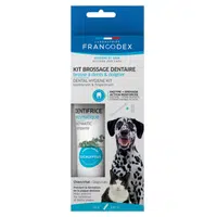 FRANCODEX Dental Kit zubní pasta 70 g + kartáček pes