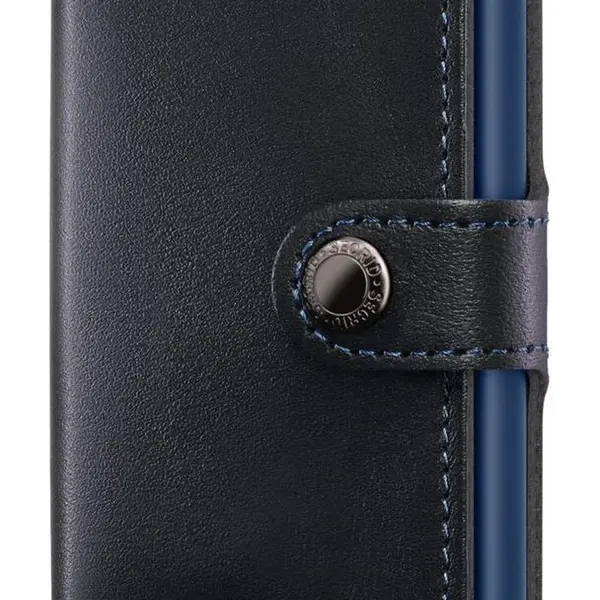 Kožená mini peněženka Secrid Miniwallet Original Black-Navy