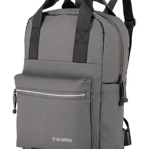 Městský batoh Travelite Basics Canvas Backpack Anthracite