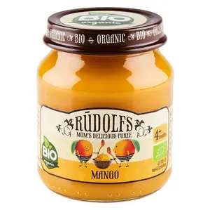 RUDOLFS Bio příkrm mango 4m+ 120 g