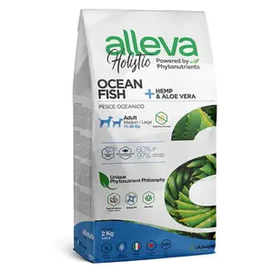 ALLEVA Holistic Adult Medium/Maxi Ocean Fish granule pro psy 2 kg