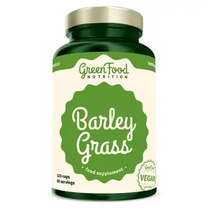 GREENFOOD NUTRITION Barley grass 120 kapslí