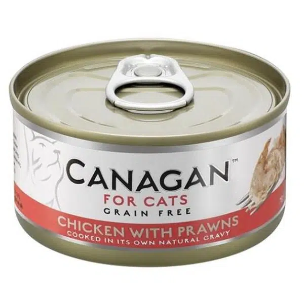 CANAGAN Chicken with prawns konzerva pro kočky 75 g