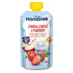 HAMÁNEK Jahoda s tvarohem 6m+ 100 g
