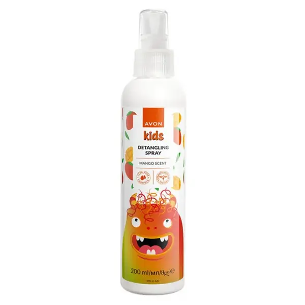 AVON Naturals kids Sprej na usnadnění rozčesávání s mangem 200 ml