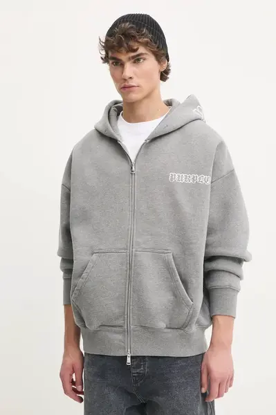 Bavlněná mikina PURPLE BRAND HWT FLEECE ZIP FRONT HOODY