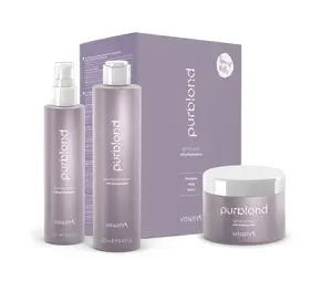 Vitality’s Purblond Glowing Kit with Phytokeratin set na vlasy blond, odbarvené, s melíry a přirozeně šedé