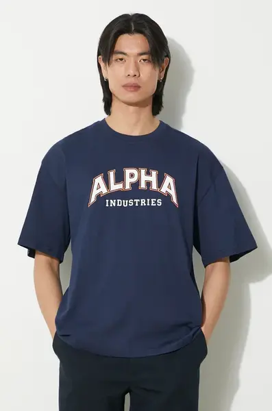 Alpha Industries Bavlněné tričko Alpha Industries College