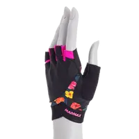 MadMax Flower Power rukavice MFG770 černé - M